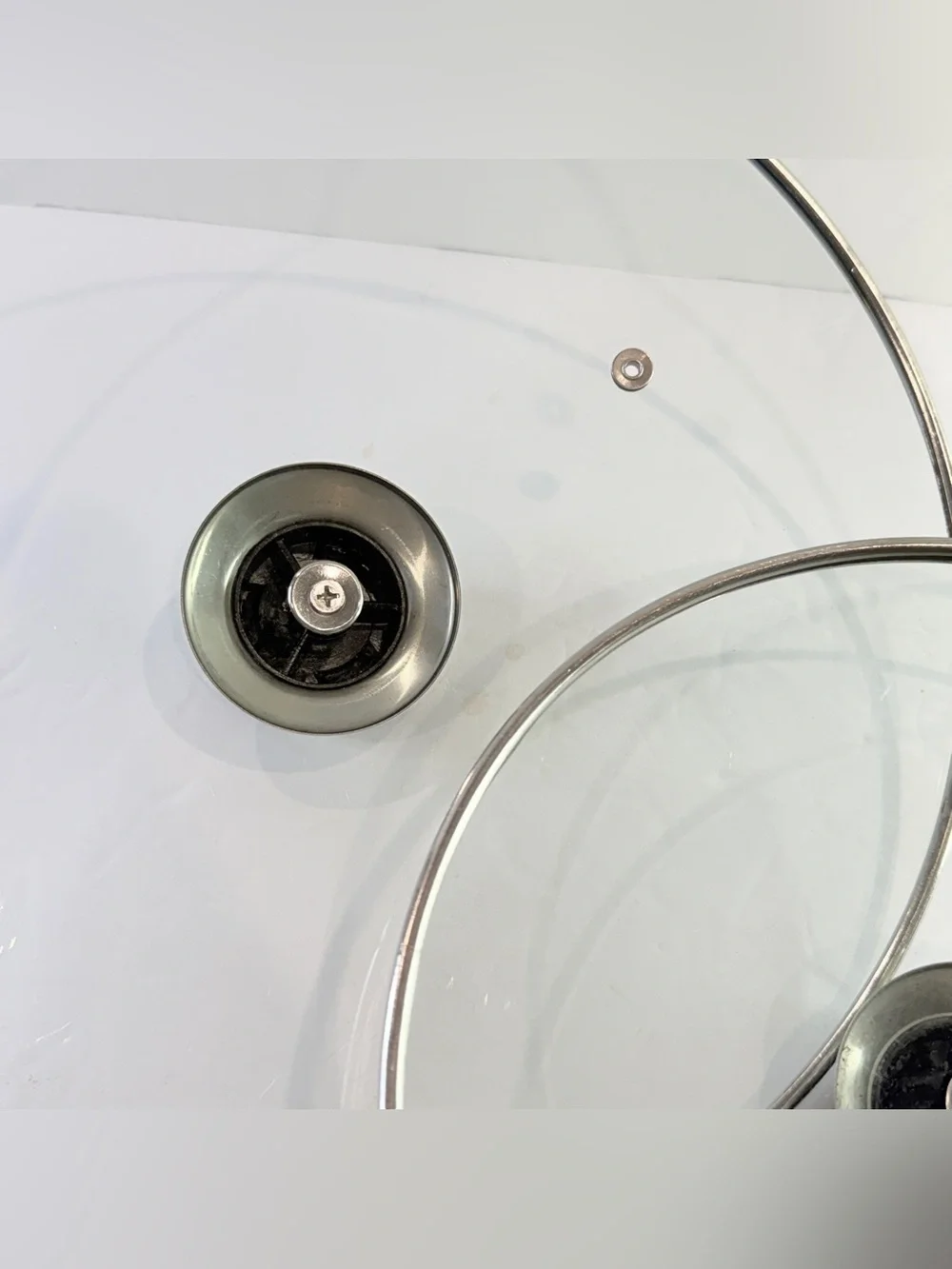 Tempered Glass Pot Lid Set 8” & 10” Stainless Steel Rim Replacement Covers